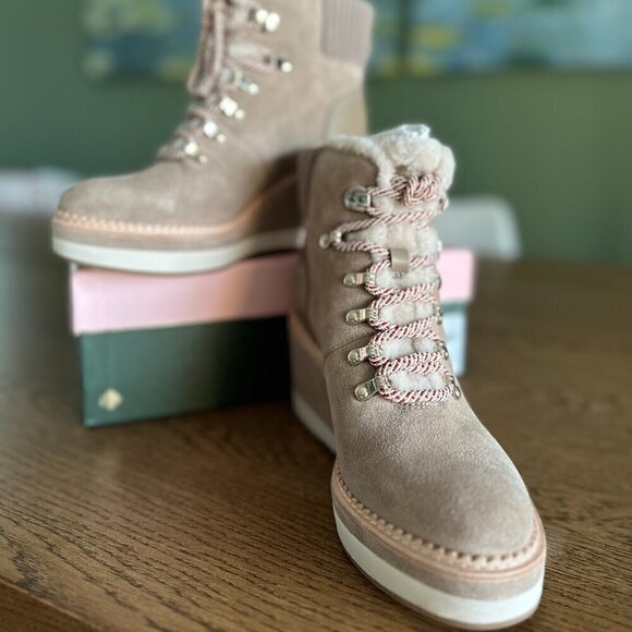 kate spade Shoes - NEW! Kate Spade Willow Wedge Booties **ONLY US 7.5**